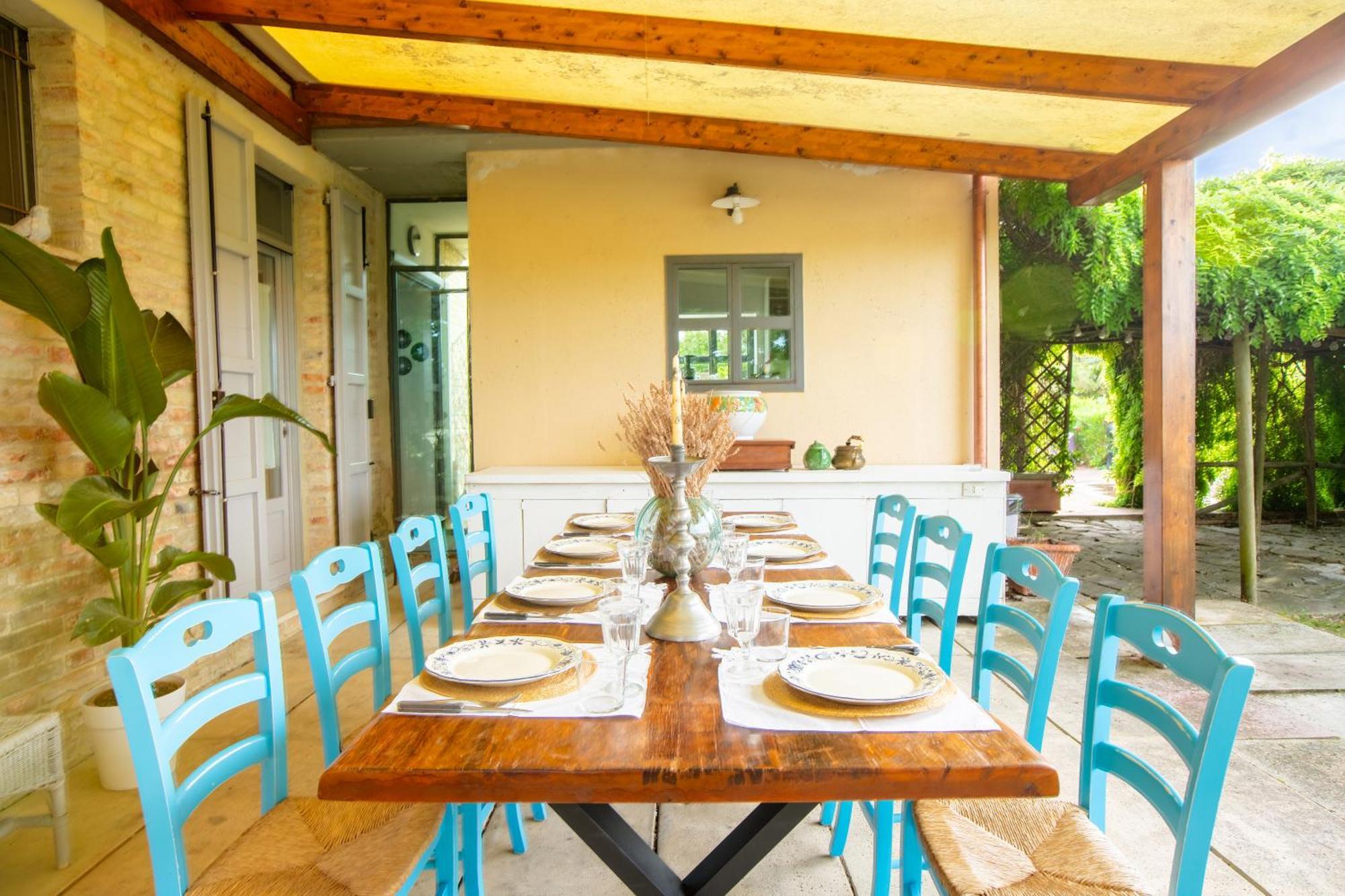 Grande Villa Storica Per Vacanze Con Giardino Privato E Piscina Ostra Zewnętrze zdjęcie